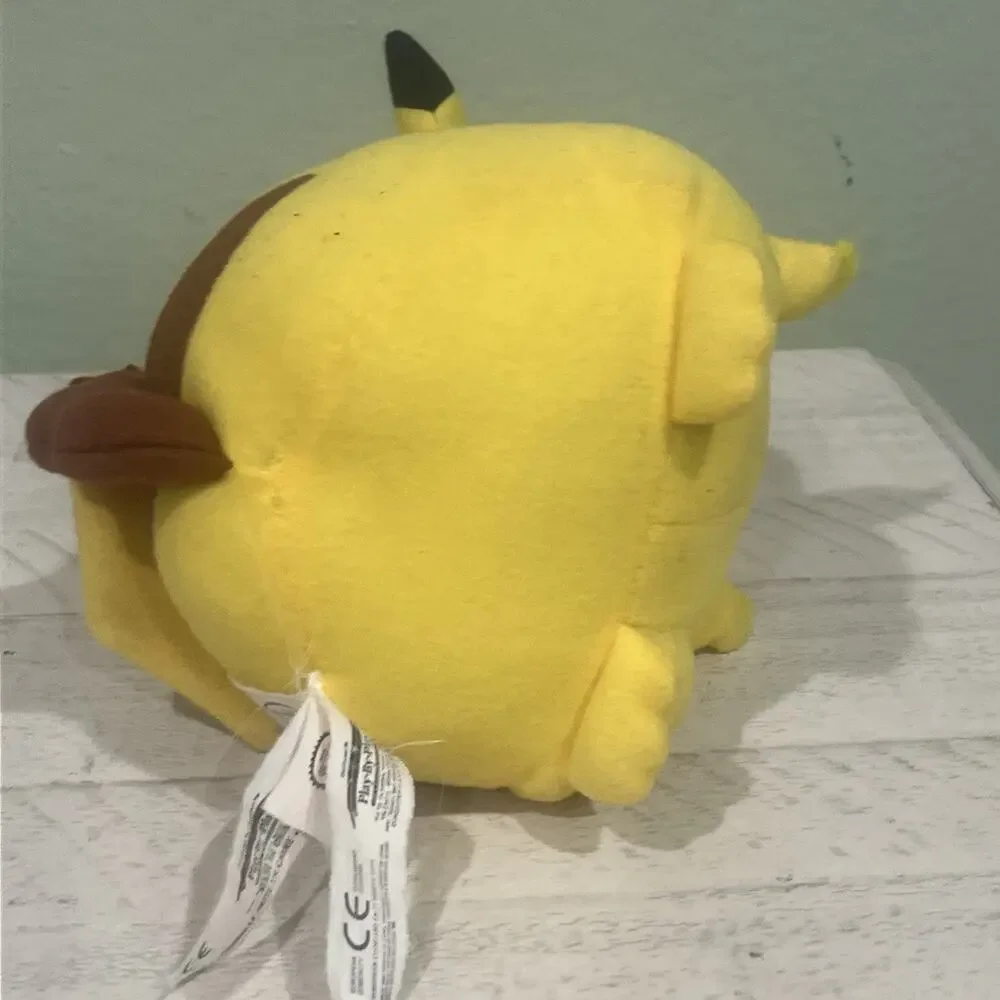Pokemon Vintage Fat Pikachu Play-By-Play Plush 1999 9” Nintendo Stuffed Toy